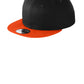 MerchShopAIDev - New Era® Flat Bill Snapback Cap with Leatherette Patch
