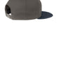 MerchShopAIDev - New Era® Flat Bill Snapback Cap with Leatherette Patch