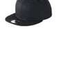 MerchShopAIDev - New Era® Flat Bill Snapback Cap with Leatherette Patch