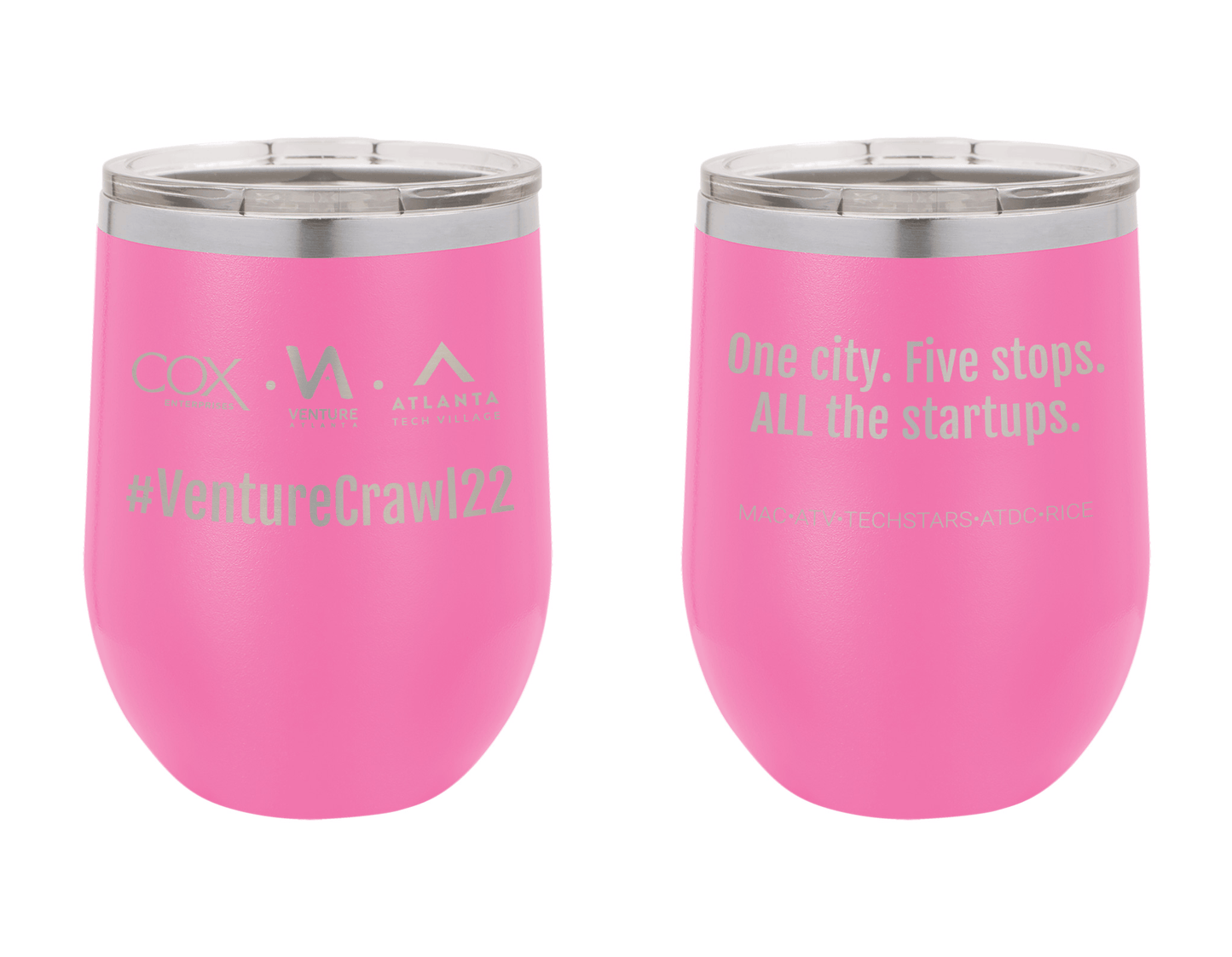 ATV Venture Crawl 2022 - 12oz Wine Tumblers