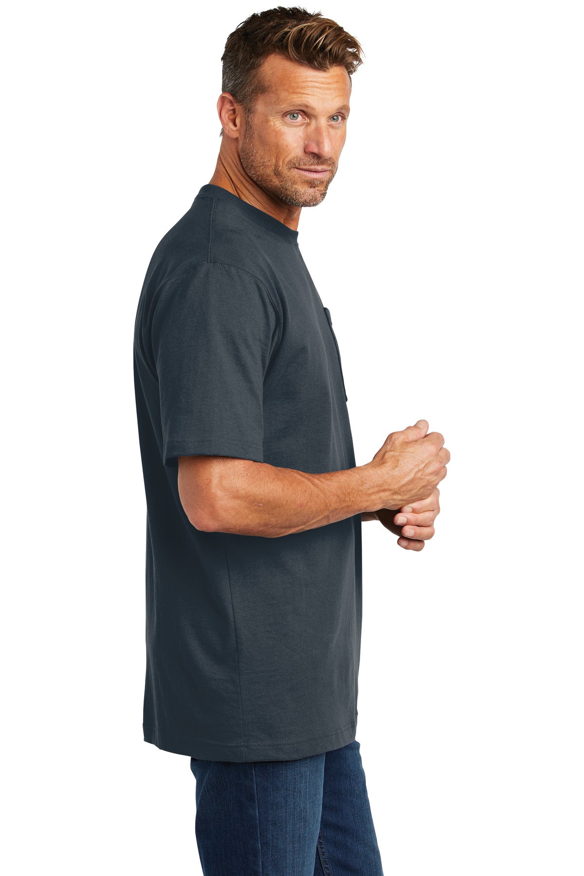 Swaasi Core - Carhartt® POCKET Workwear Short Sleeve T-Shirt with EMB Logo