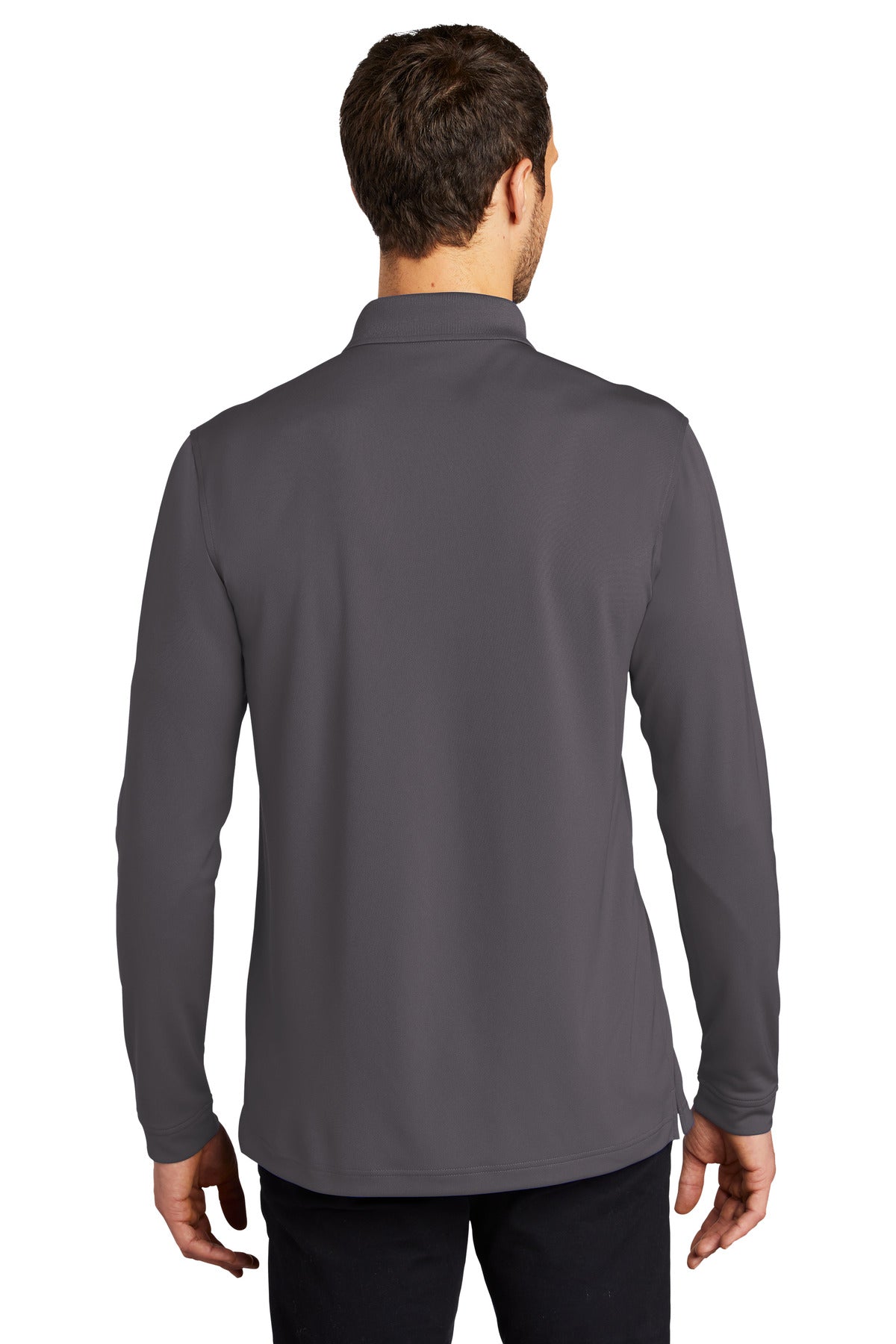 Swaasi Core - Port Authority® LONG-SLEEVE Dry Zone® UV Micro-Mesh Polo with EMB Logo