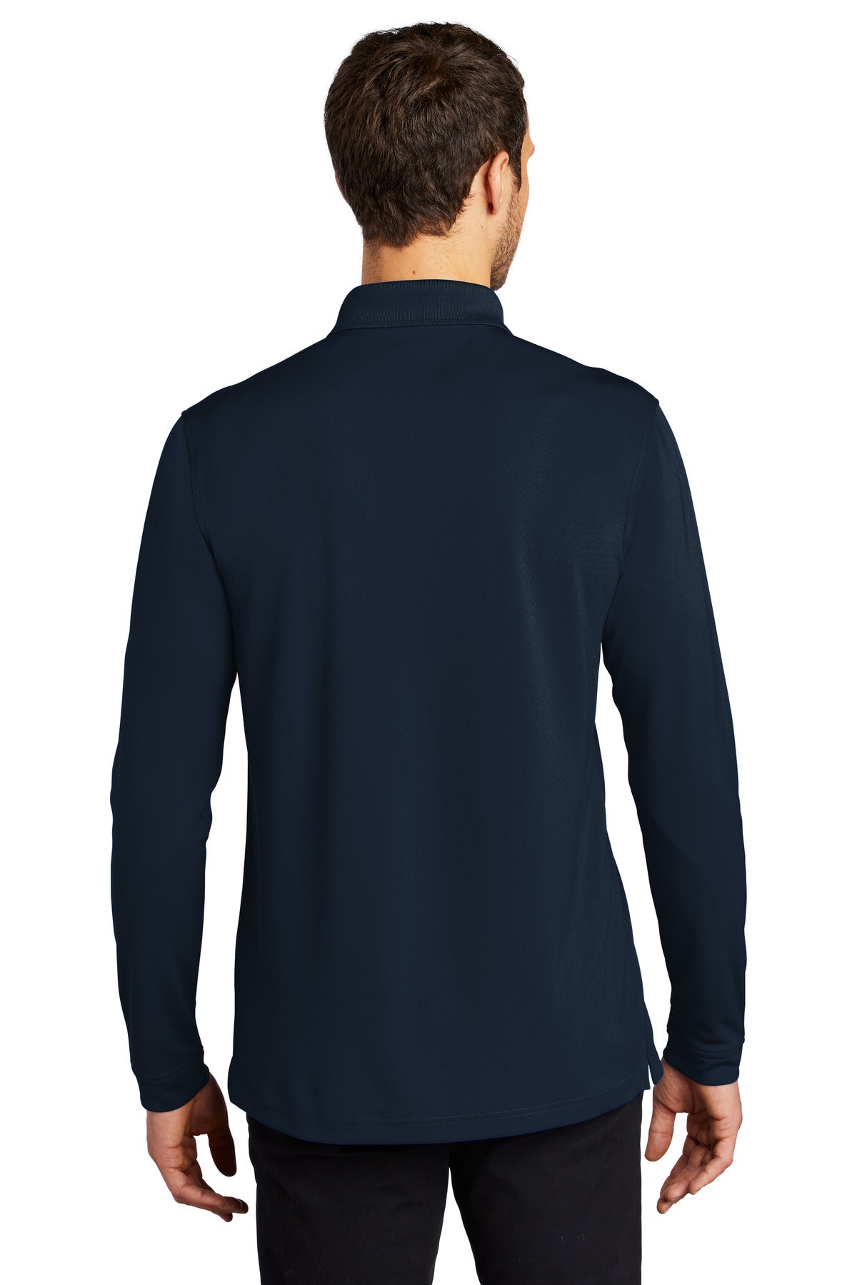 Swaasi Core - Port Authority® LONG-SLEEVE Dry Zone® UV Micro-Mesh Polo with EMB Logo