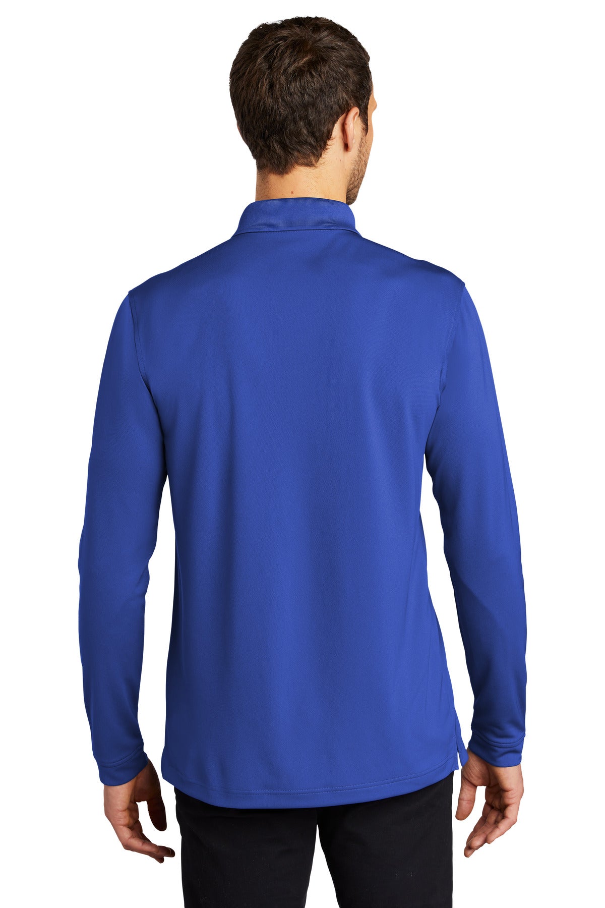 Swaasi Core - Port Authority® LONG-SLEEVE Dry Zone® UV Micro-Mesh Polo with EMB Logo