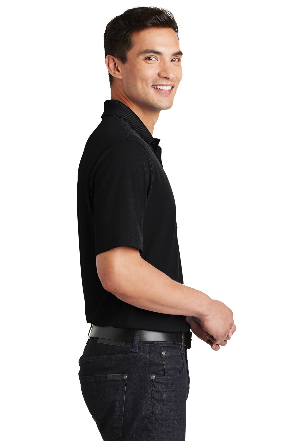 Swaasi Core - Port Authority® POCKET Dry Zone® UV Micro-Mesh Polo with EMB Logo