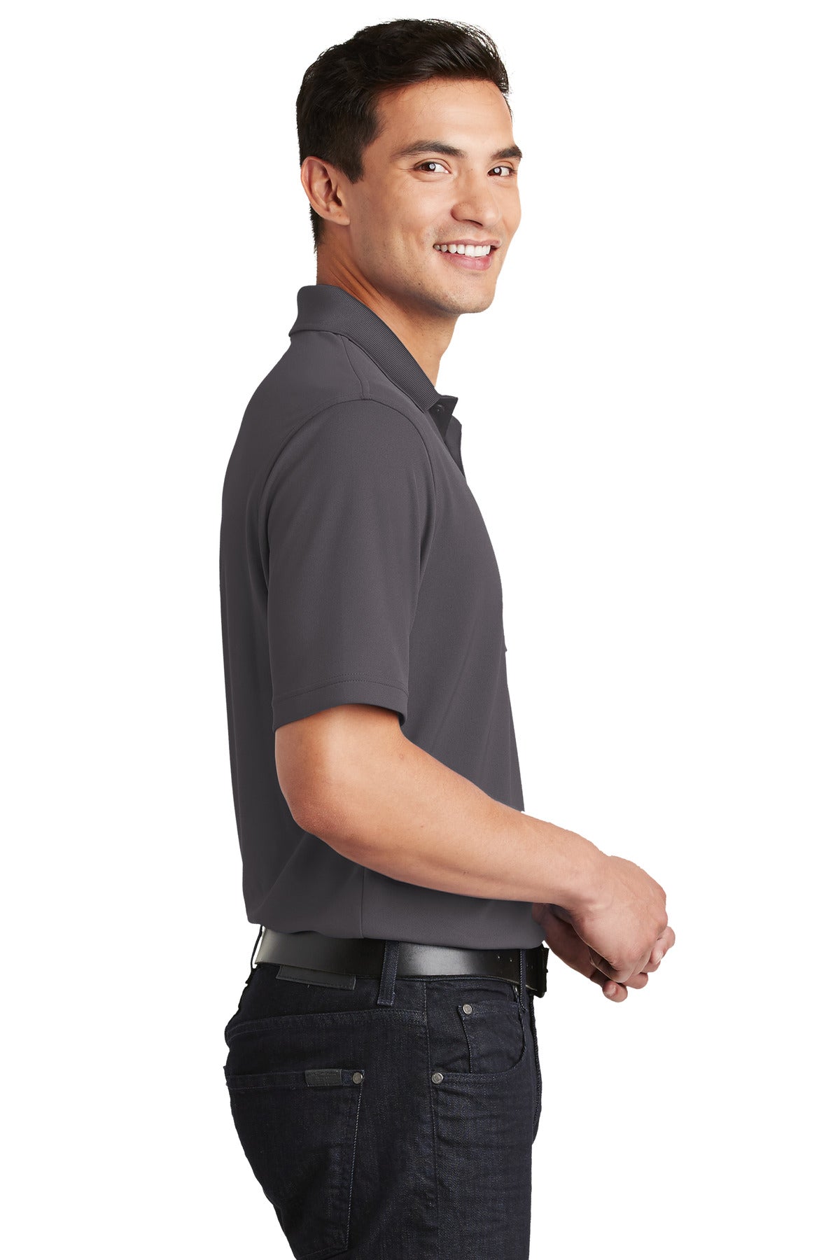 Swaasi Core - Port Authority® POCKET Dry Zone® UV Micro-Mesh Polo with EMB Logo