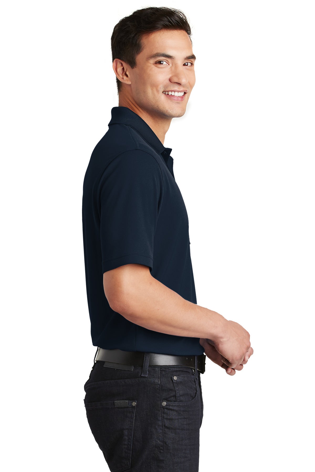 Swaasi Core - Port Authority® POCKET Dry Zone® UV Micro-Mesh Polo with EMB Logo