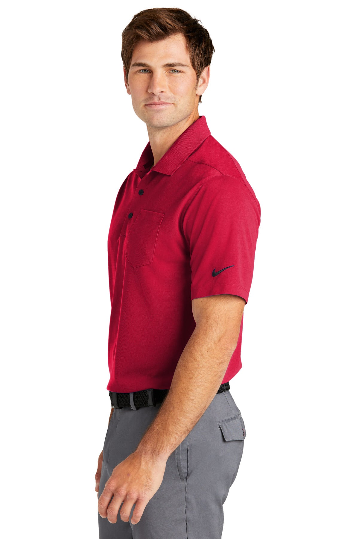 Swaasi Core - Nike® POCKET Dri-FIT Micro Pique 2.0 Polo with EMB Logo