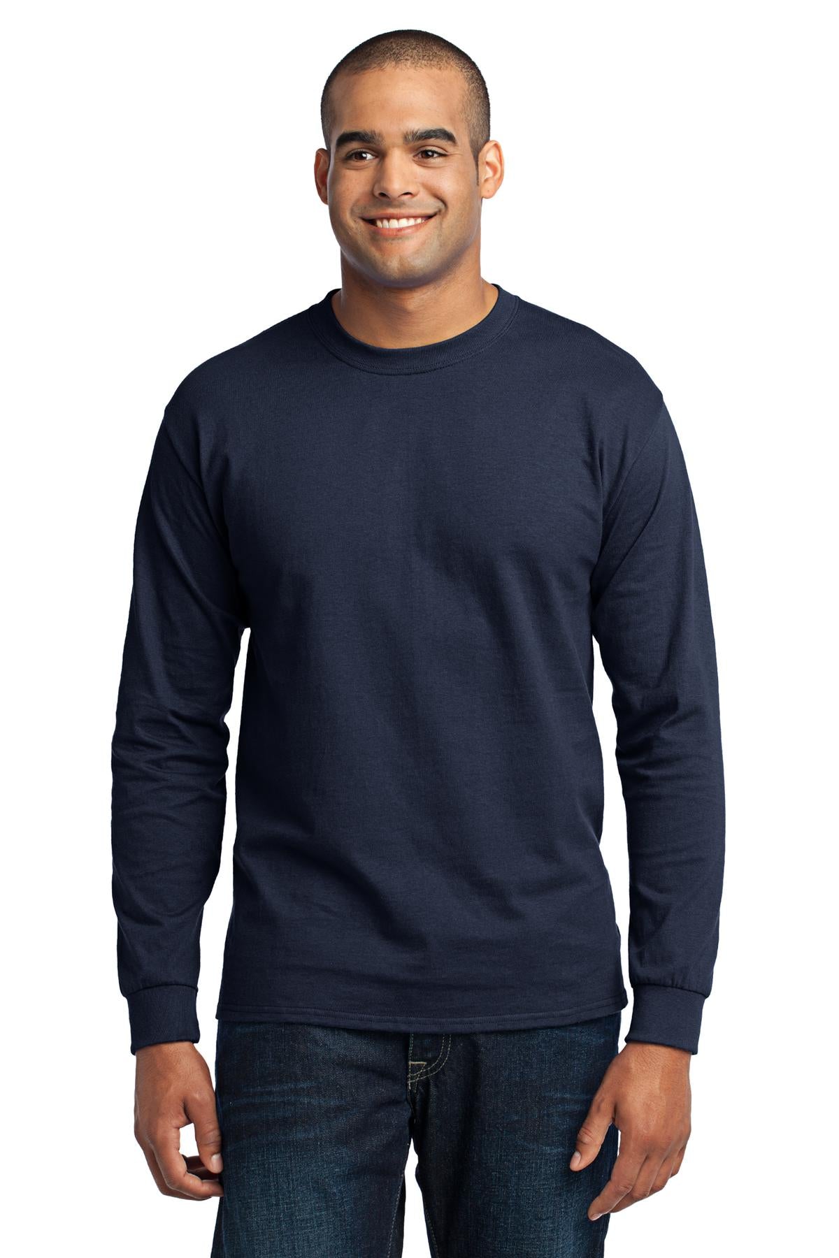 Swaasi Core - P&C® 5.5 oz 50/50 TALL LONG-SLEEVE T-Shirt with Print Logo