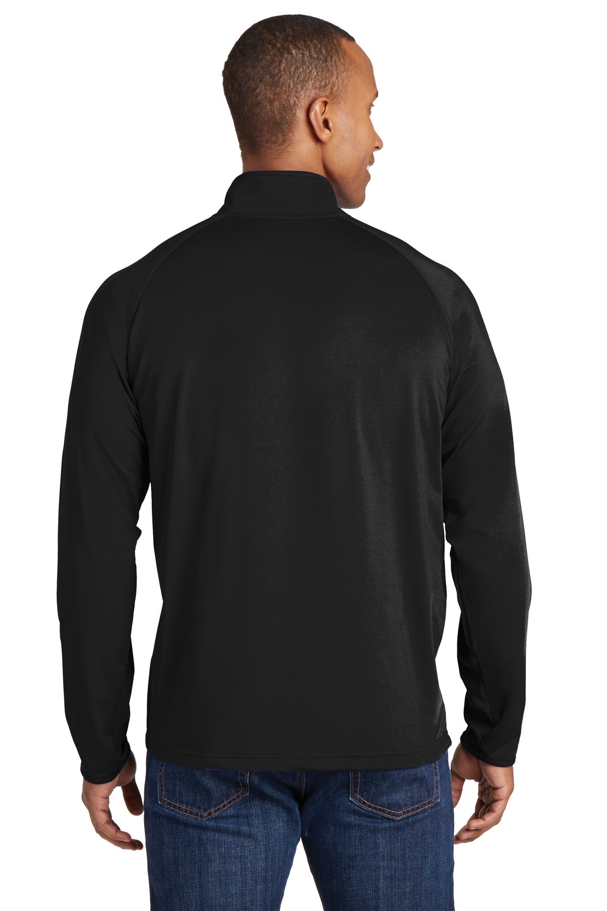 Swaasi Core - Sport-Tek® Sport-Wick® Stretch 1/2-Zip Pullover with EMB Logo