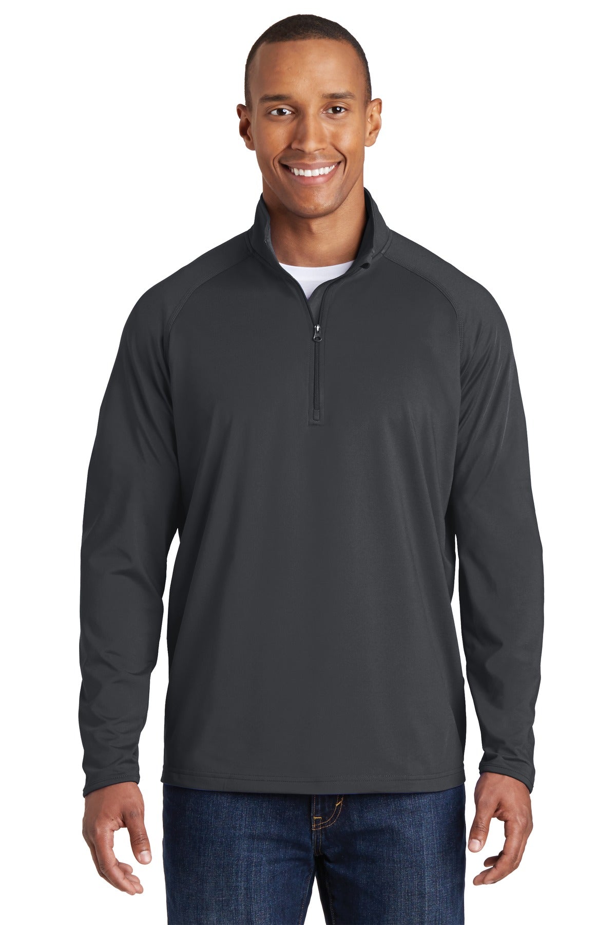 Swaasi Core - Sport-Tek® Sport-Wick® Stretch 1/2-Zip Pullover with EMB Logo