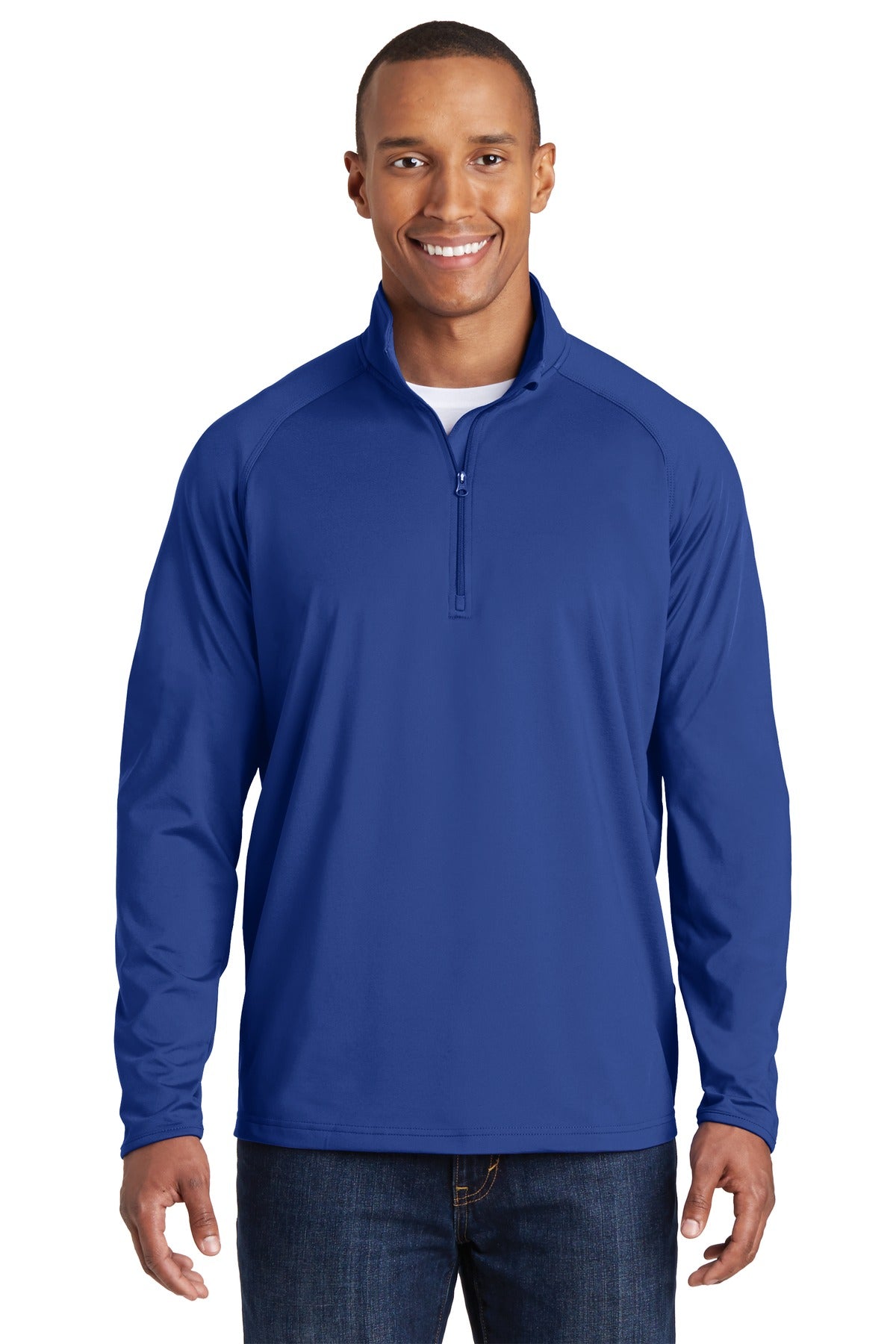 Swaasi Core - Sport-Tek® Sport-Wick® Stretch 1/2-Zip Pullover with EMB Logo