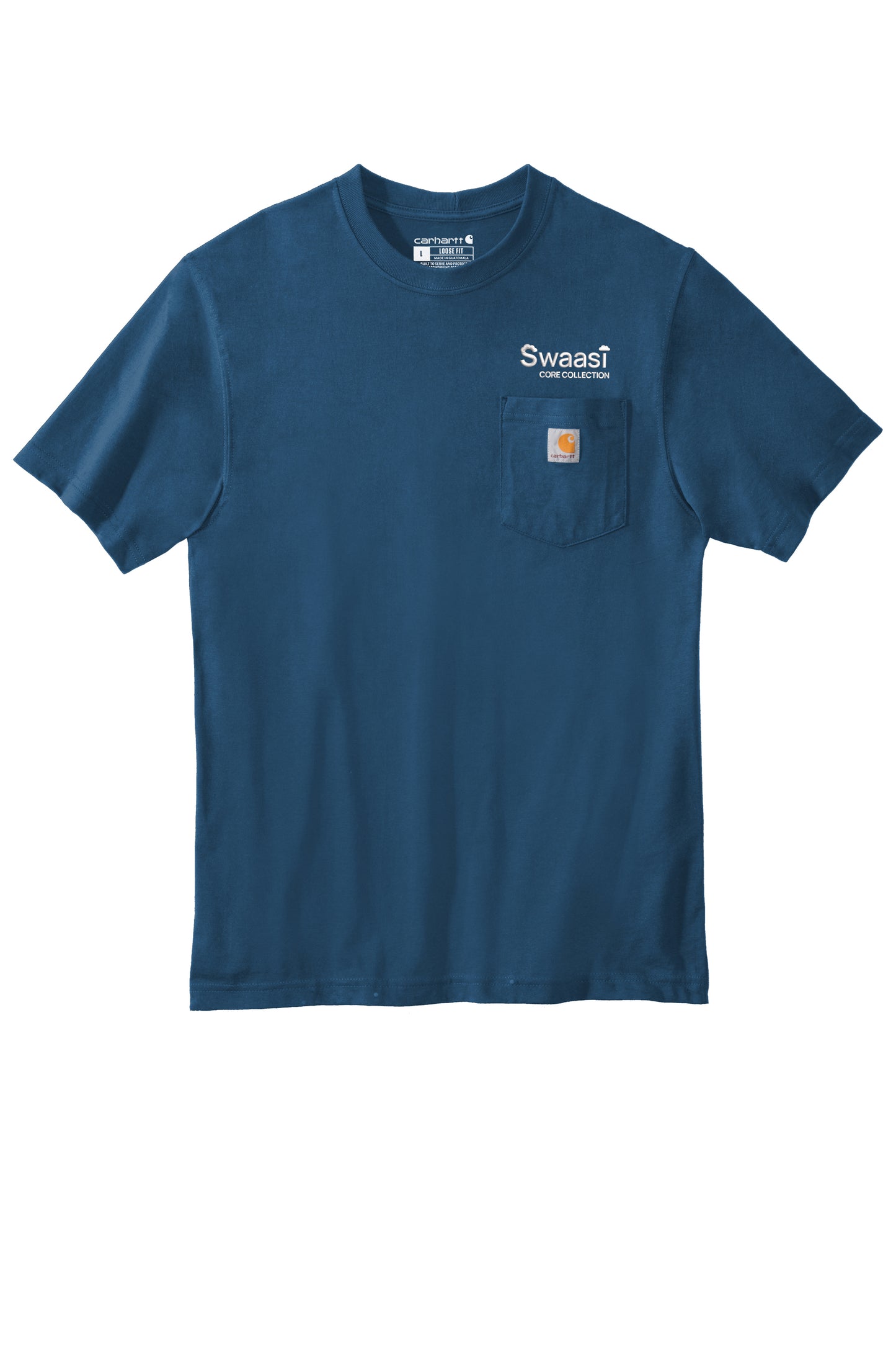 Swaasi Core - Carhartt® POCKET Workwear Short Sleeve T-Shirt with EMB Logo