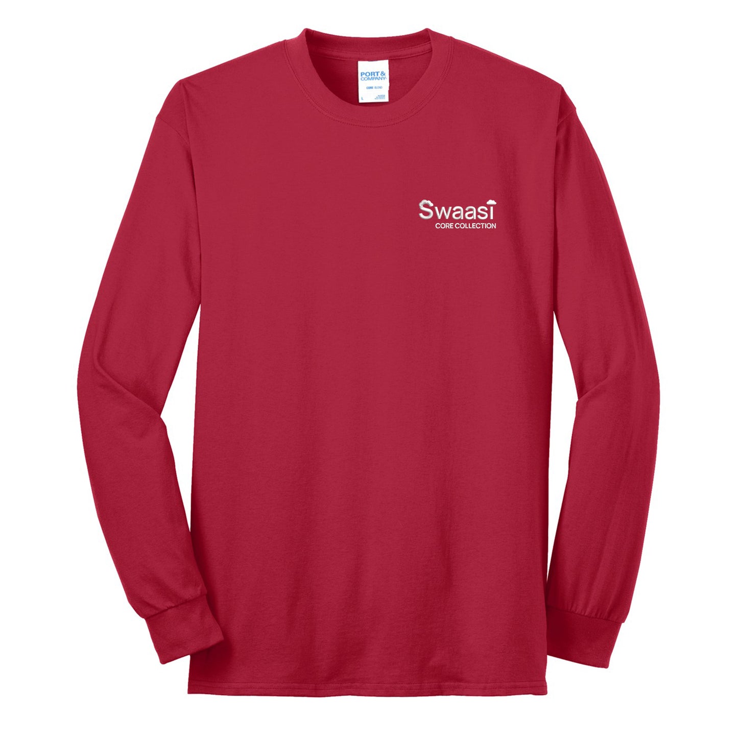 Swaasi Core - P&C® 5.5 oz 50/50 TALL LONG-SLEEVE T-Shirt with Print Logo