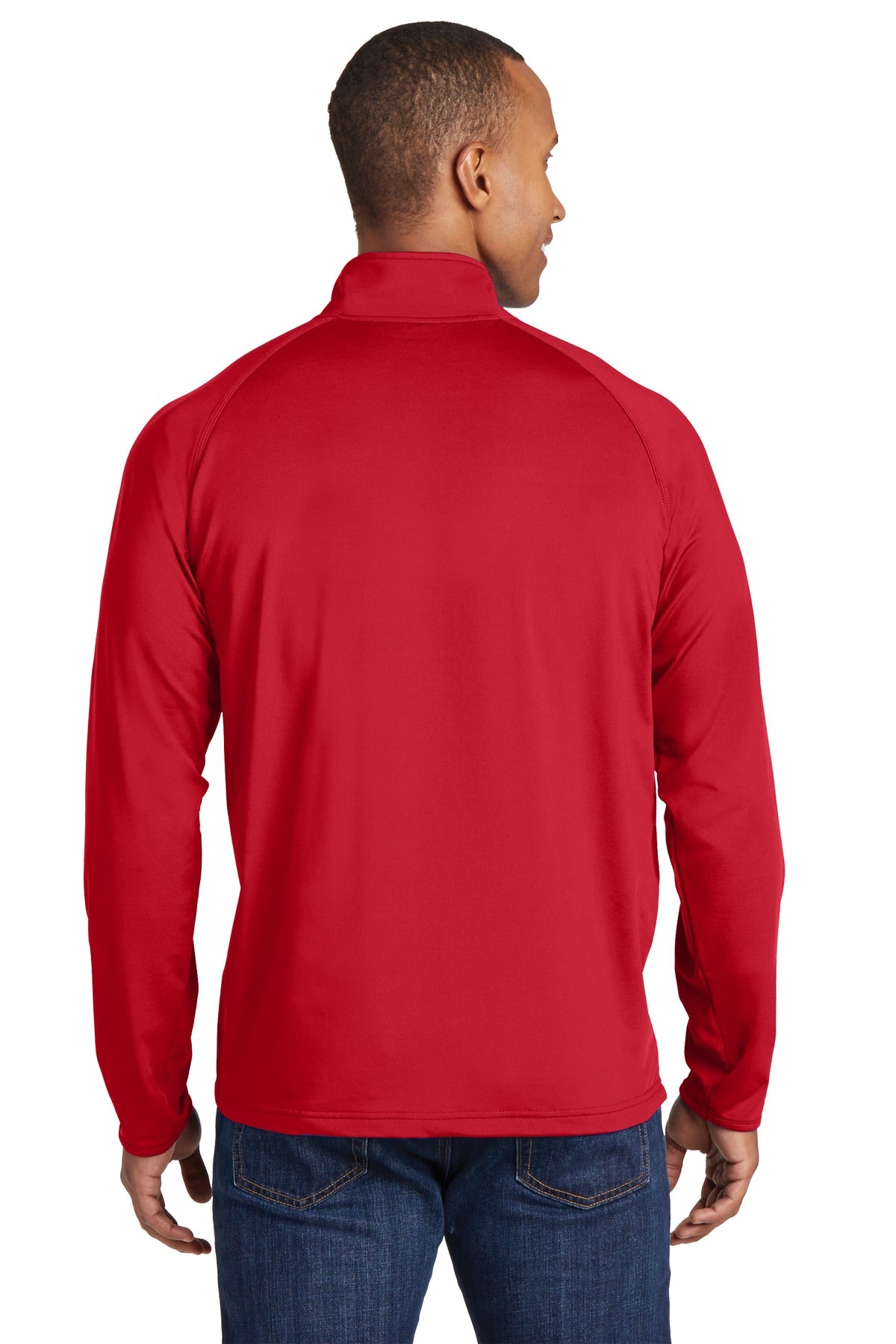 Swaasi Core - Sport-Tek® TALL Sport-Wick® Stretch 1/2-Zip Pullover Tall with EMB Logo
